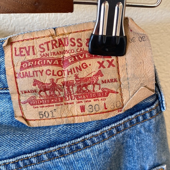 Vintage Levi’s 501 Jeans 30W 30L - Picture 4 of 11